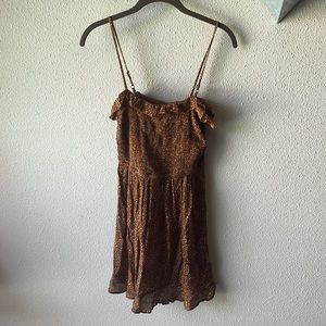 Urban outfitters leopard print dress size Small